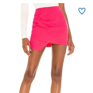 Superdown Pink Valencia mini skirt